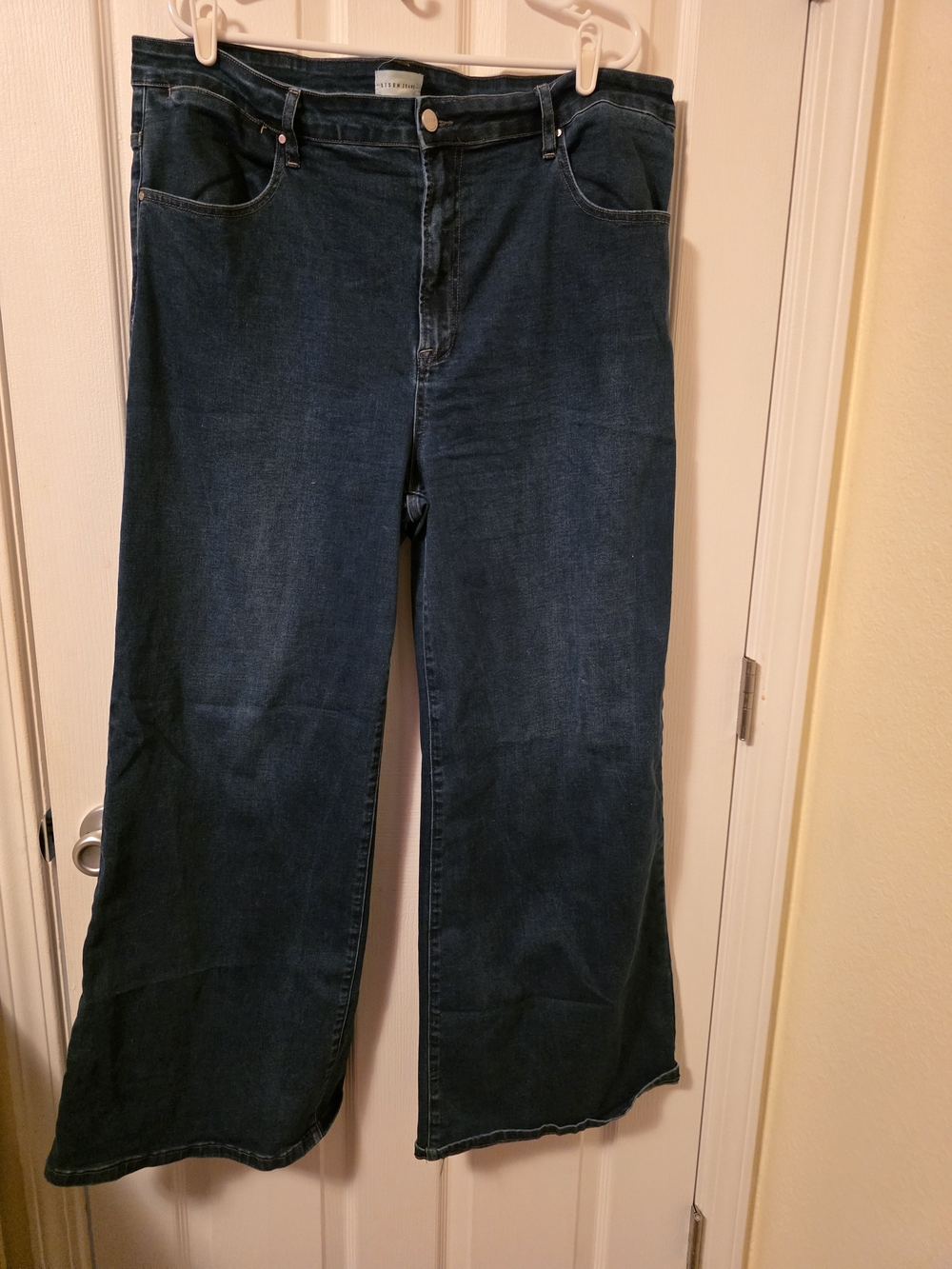 Risen Jeans High Rise Stretch Denim Dark Wash Plus Size 3XL NWOT Boutique